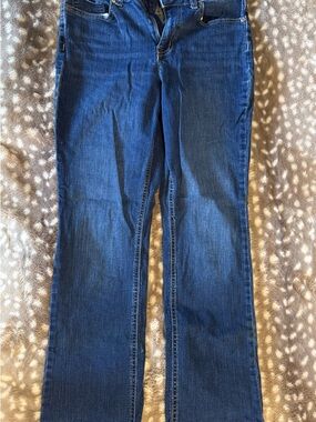 Dark Blue Women's High-Rise-Curvy Bootcut Jeans